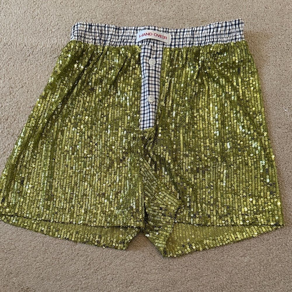 New Handover sequin shorts XS